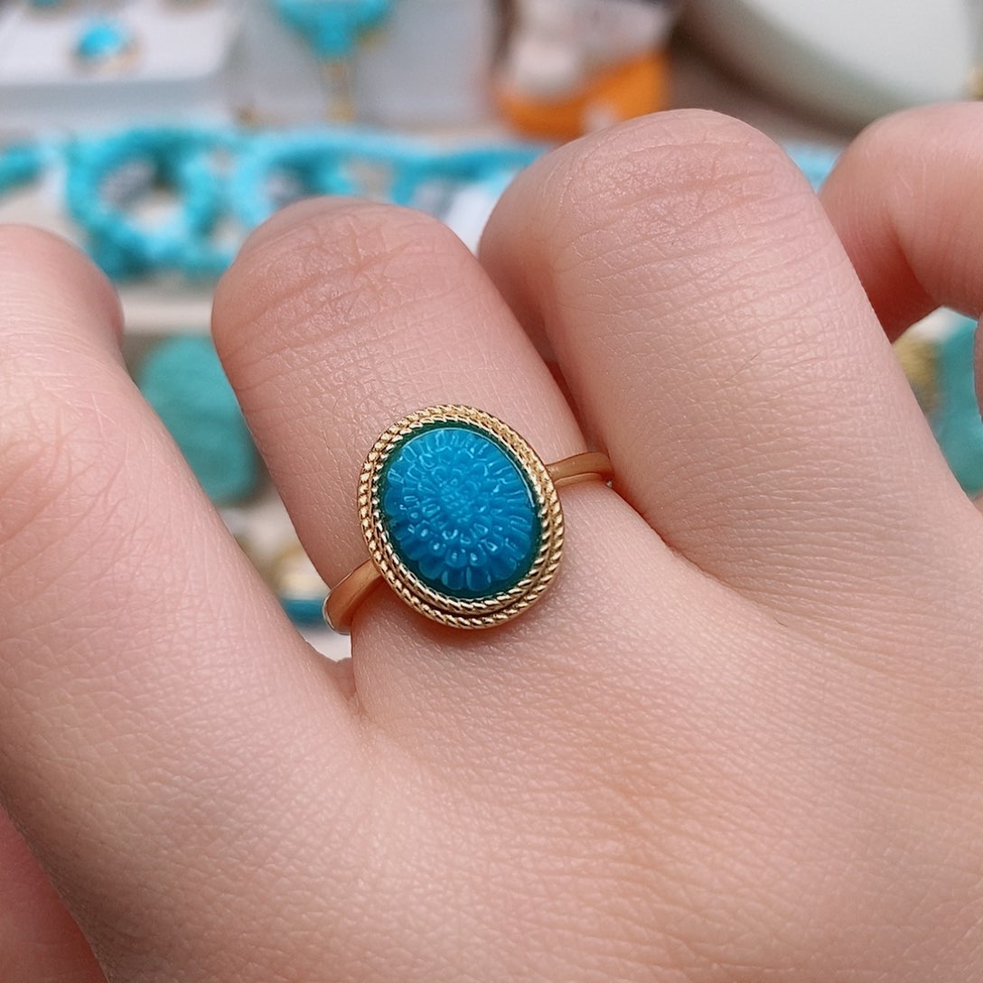 绿松石戒指未镶嵌