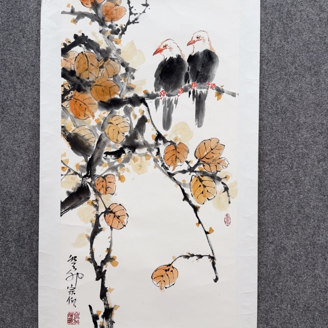 国画zz谢宗伯老师手绘作品