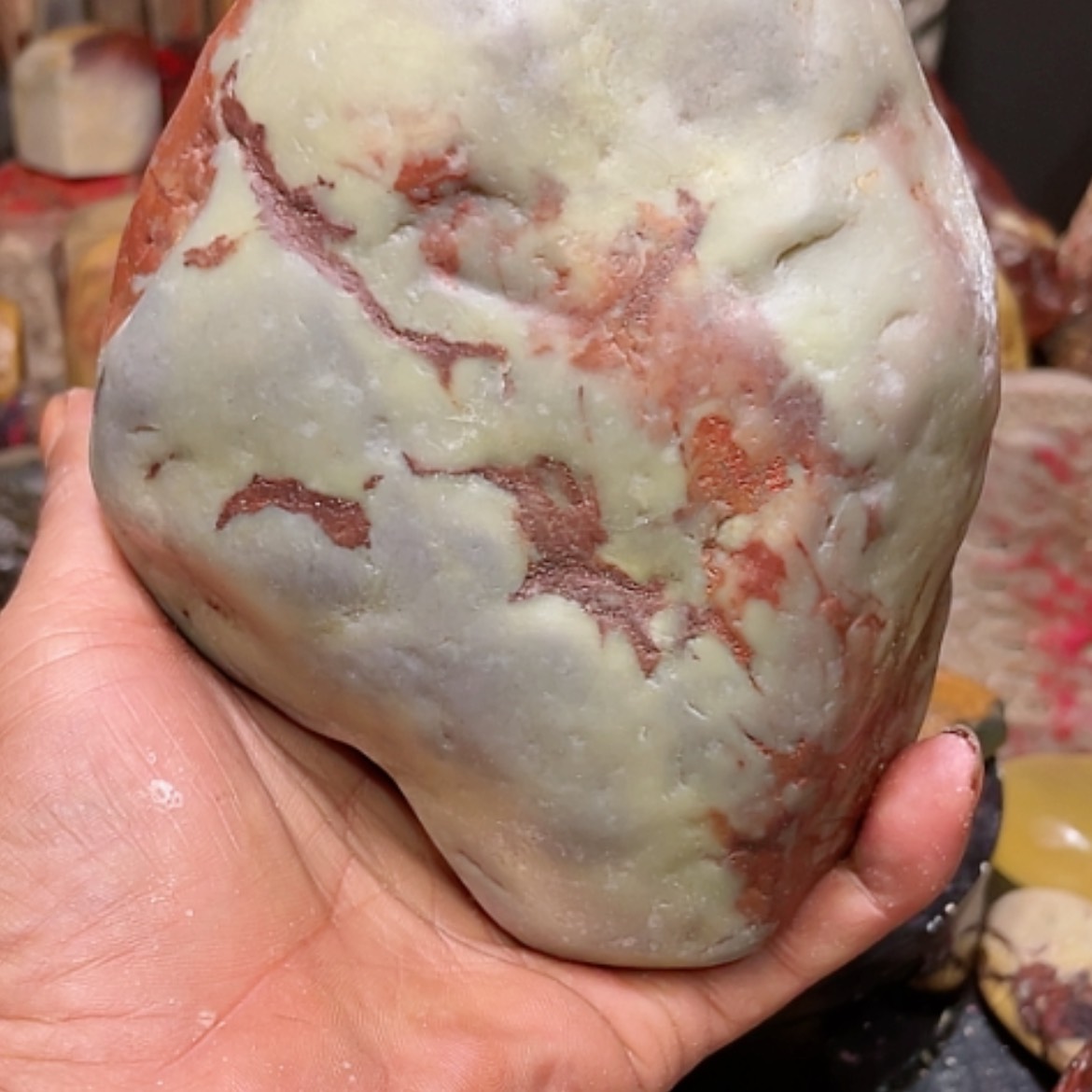【闪购商品】昌化石昌化豆青地玉石