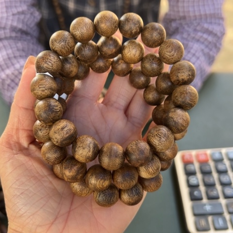 沉香手串金沙叶12克卡1.3多样性发1条