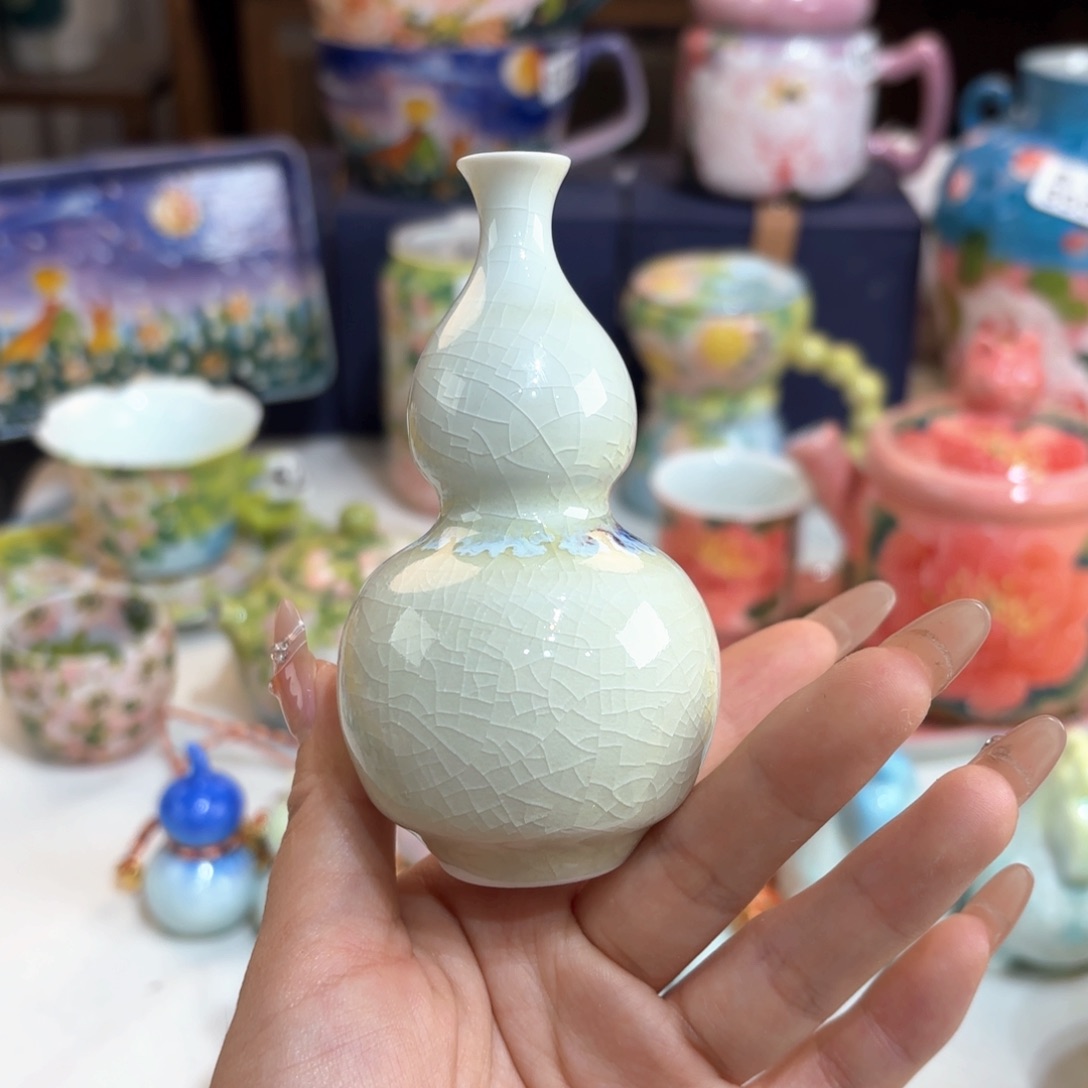 景德镇手绘高温釉下彩陶瓷茶具