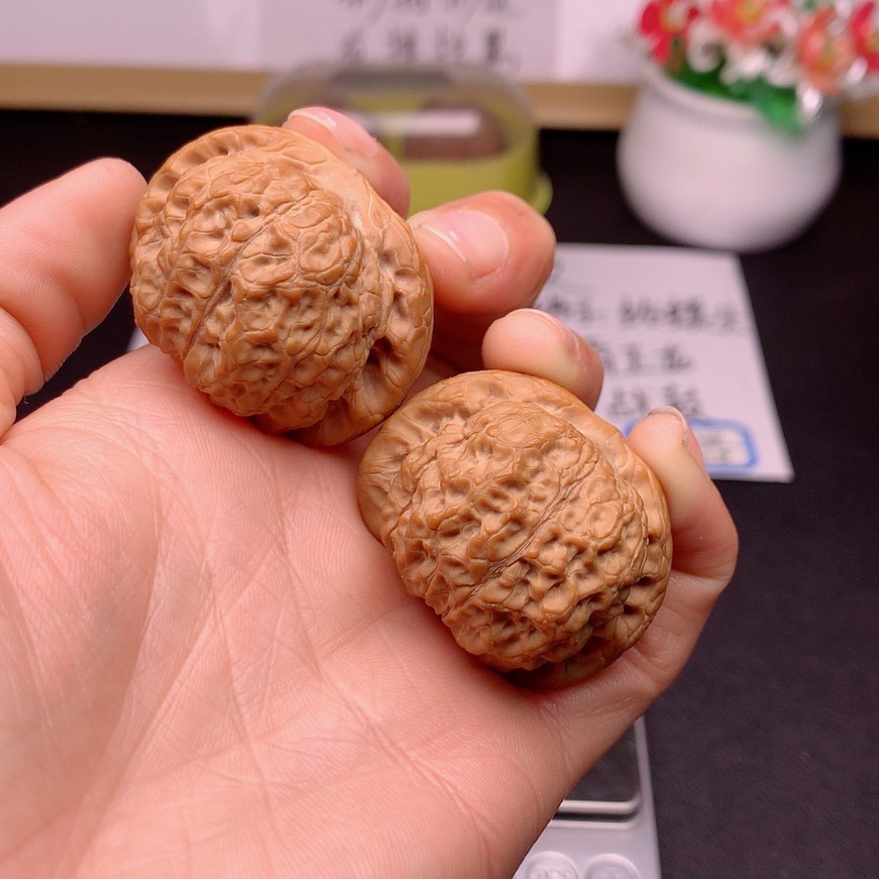 【闪购商品】文玩核桃把件老*.血麒麟40