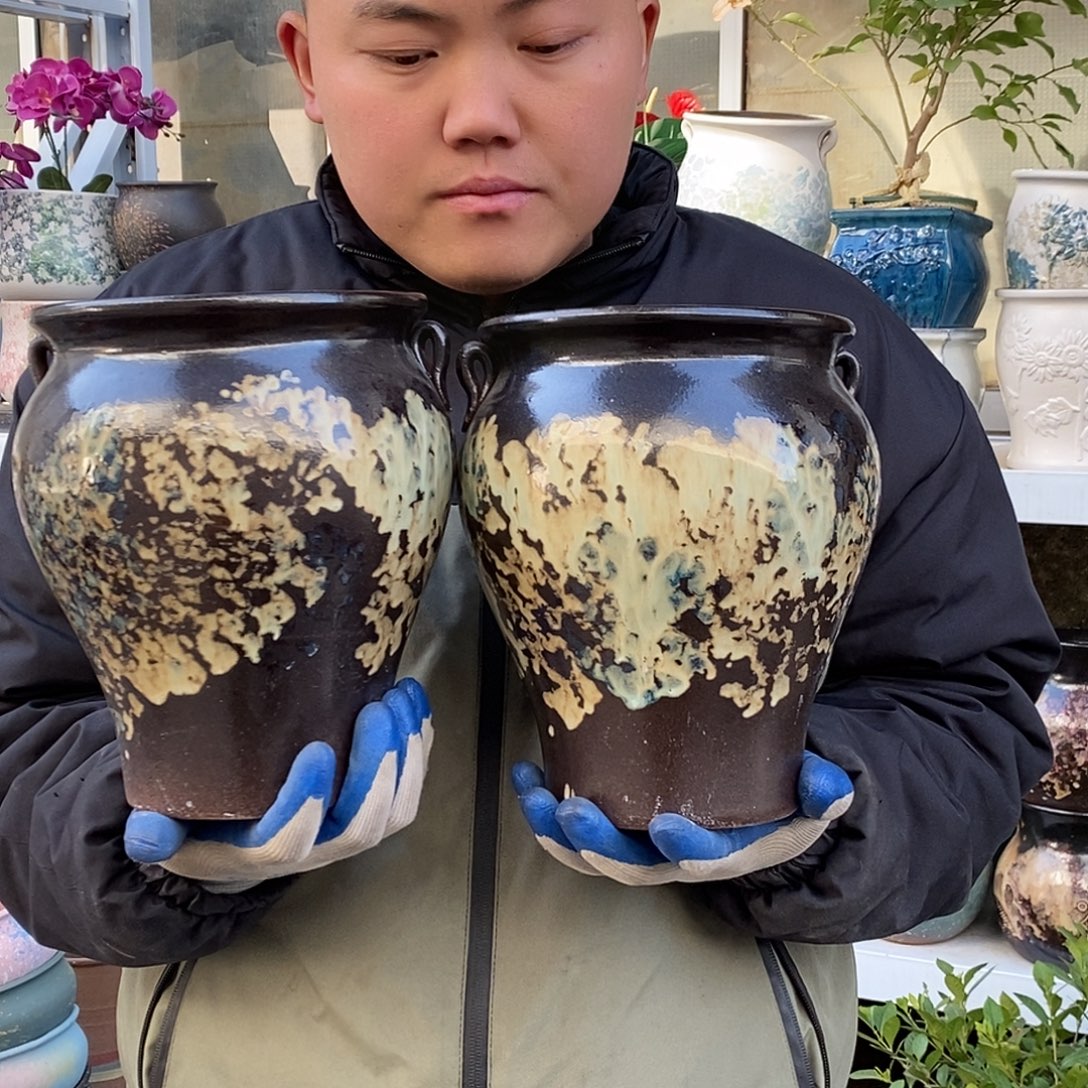 花盆紫砂口17高22福利