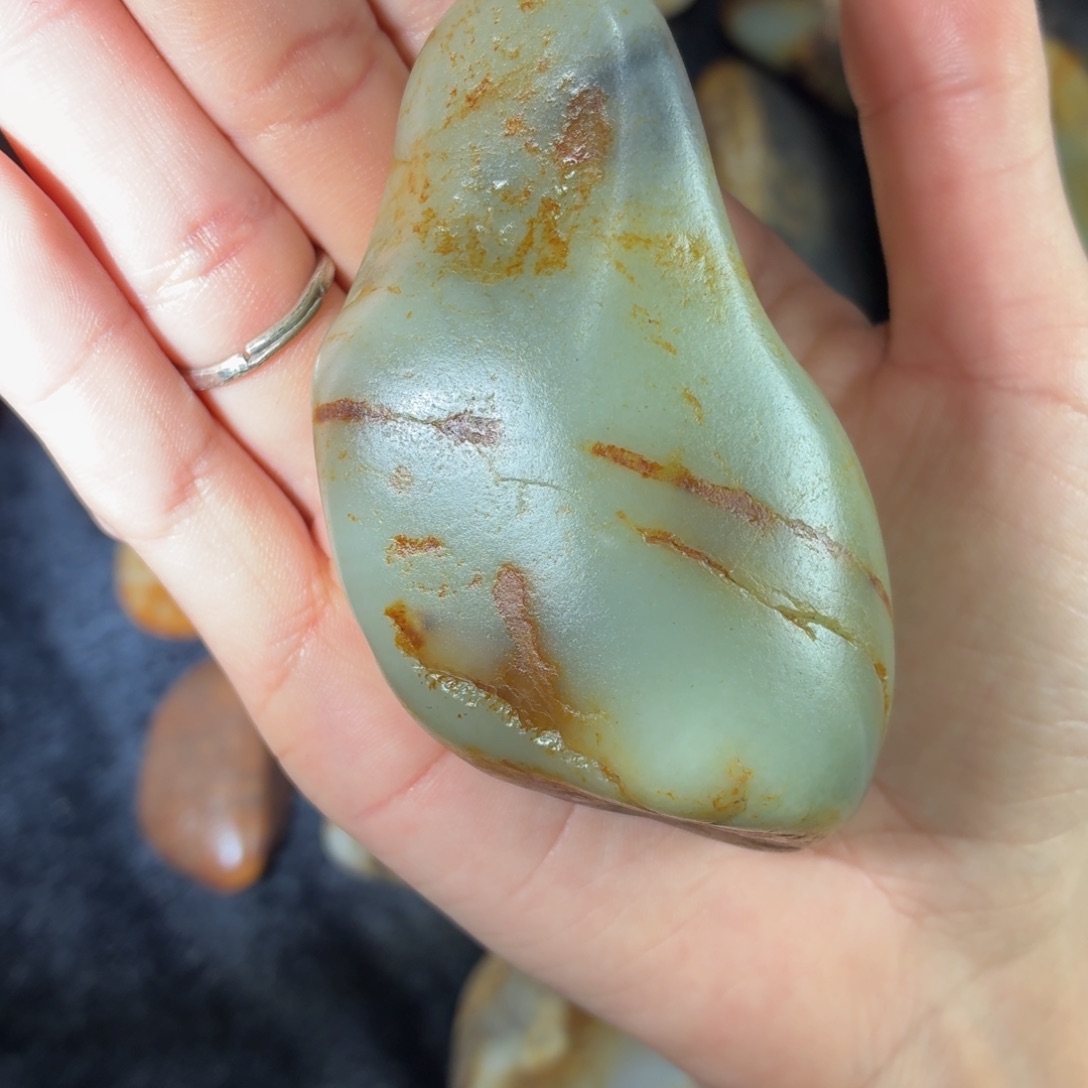 和田玉未镶嵌挂件198.3