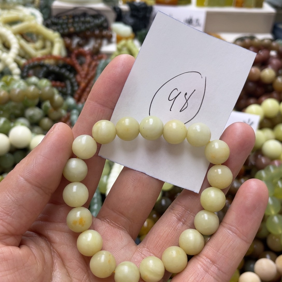 蛇纹石玉手链未镶嵌