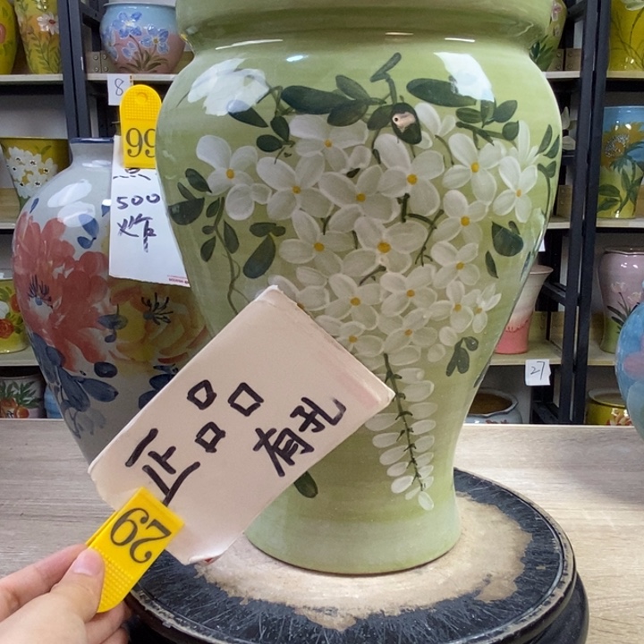 景德镇高温陶瓷花盆