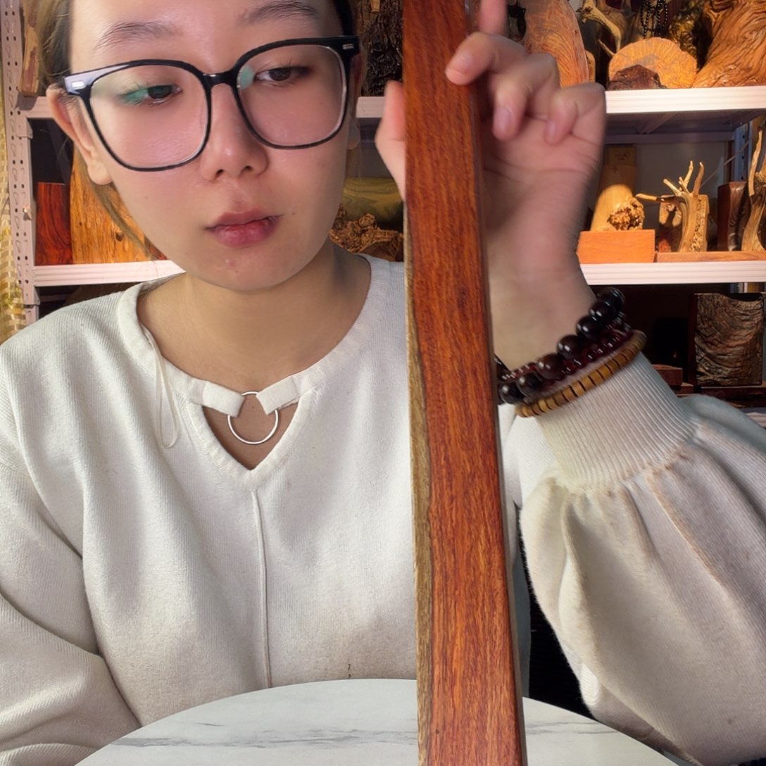 紫檀木类端景台托**呆