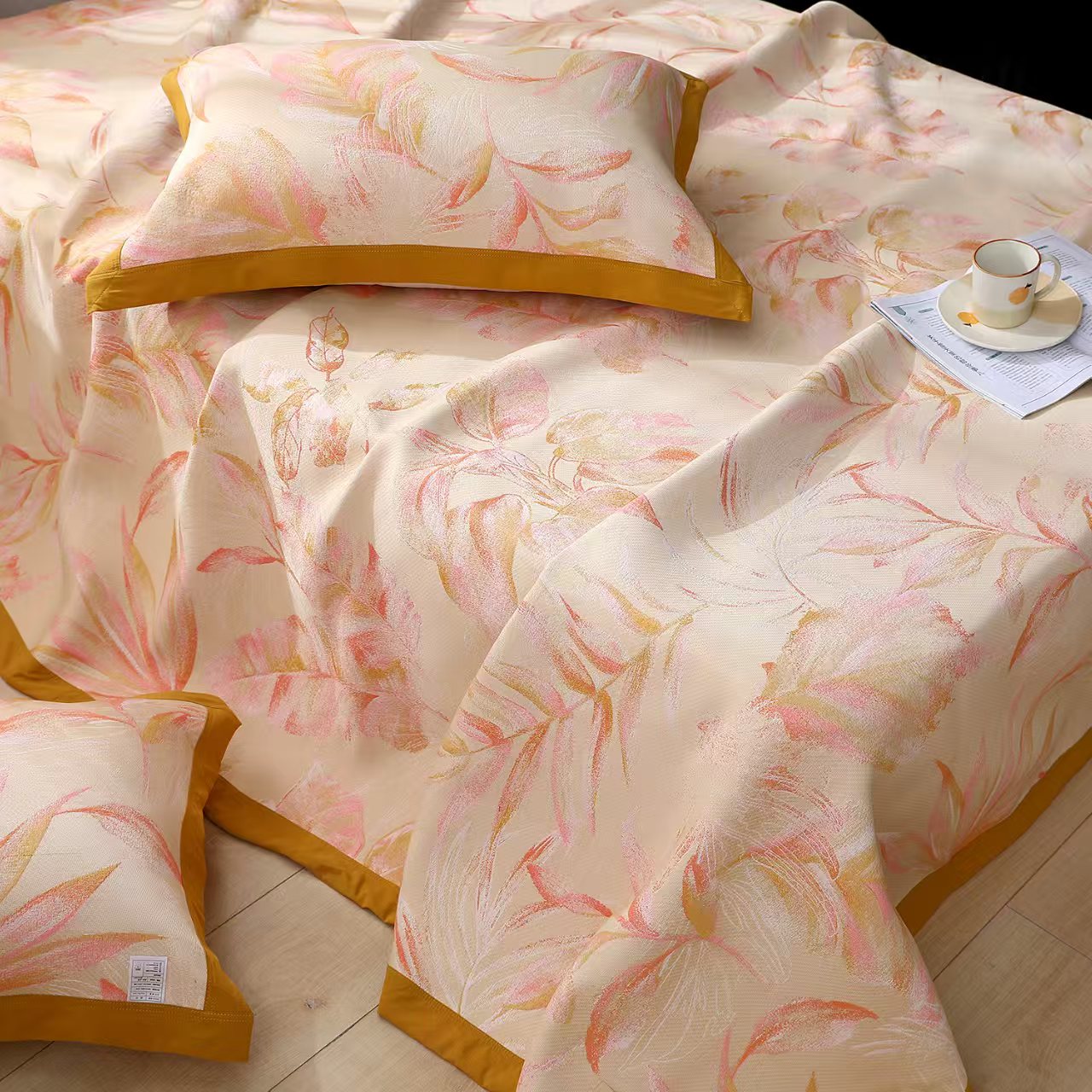 【盖毯】高端四季超细蛋白蚕丝蛋白床毯 230*250cm  轻舞