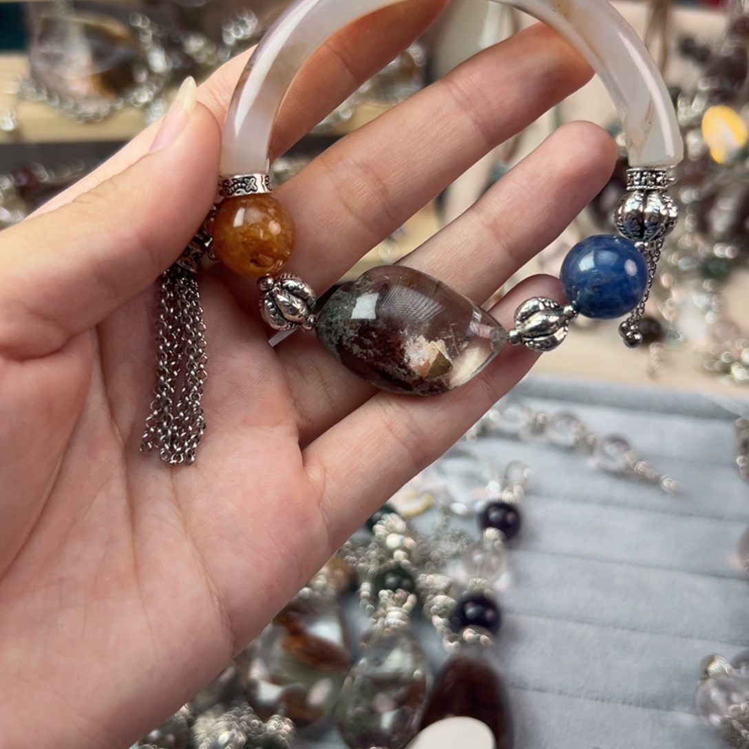 水晶手链合金T****?手串