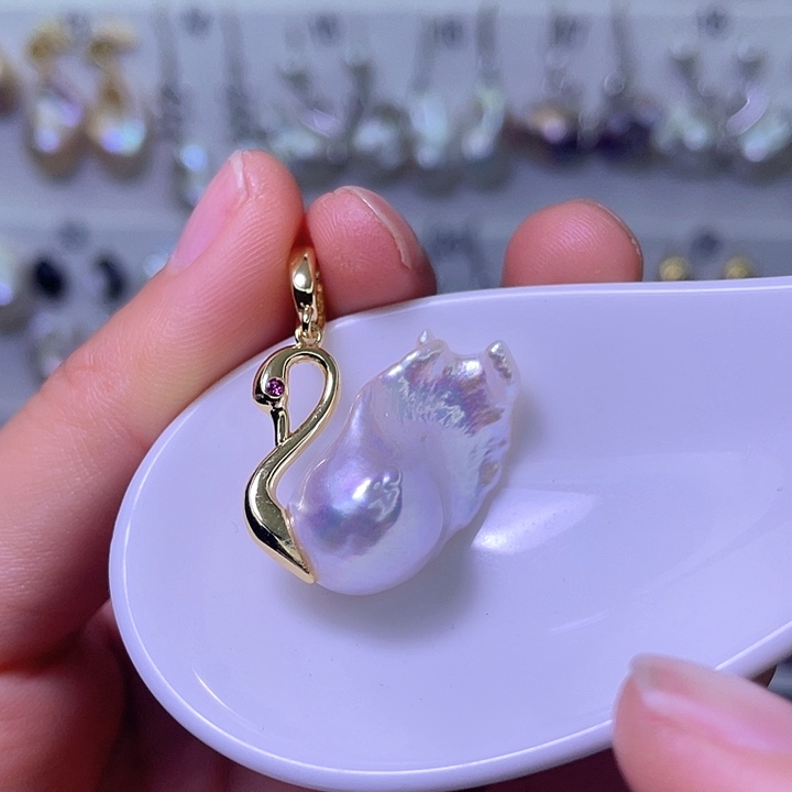 颈饰淡水珍珠合金20