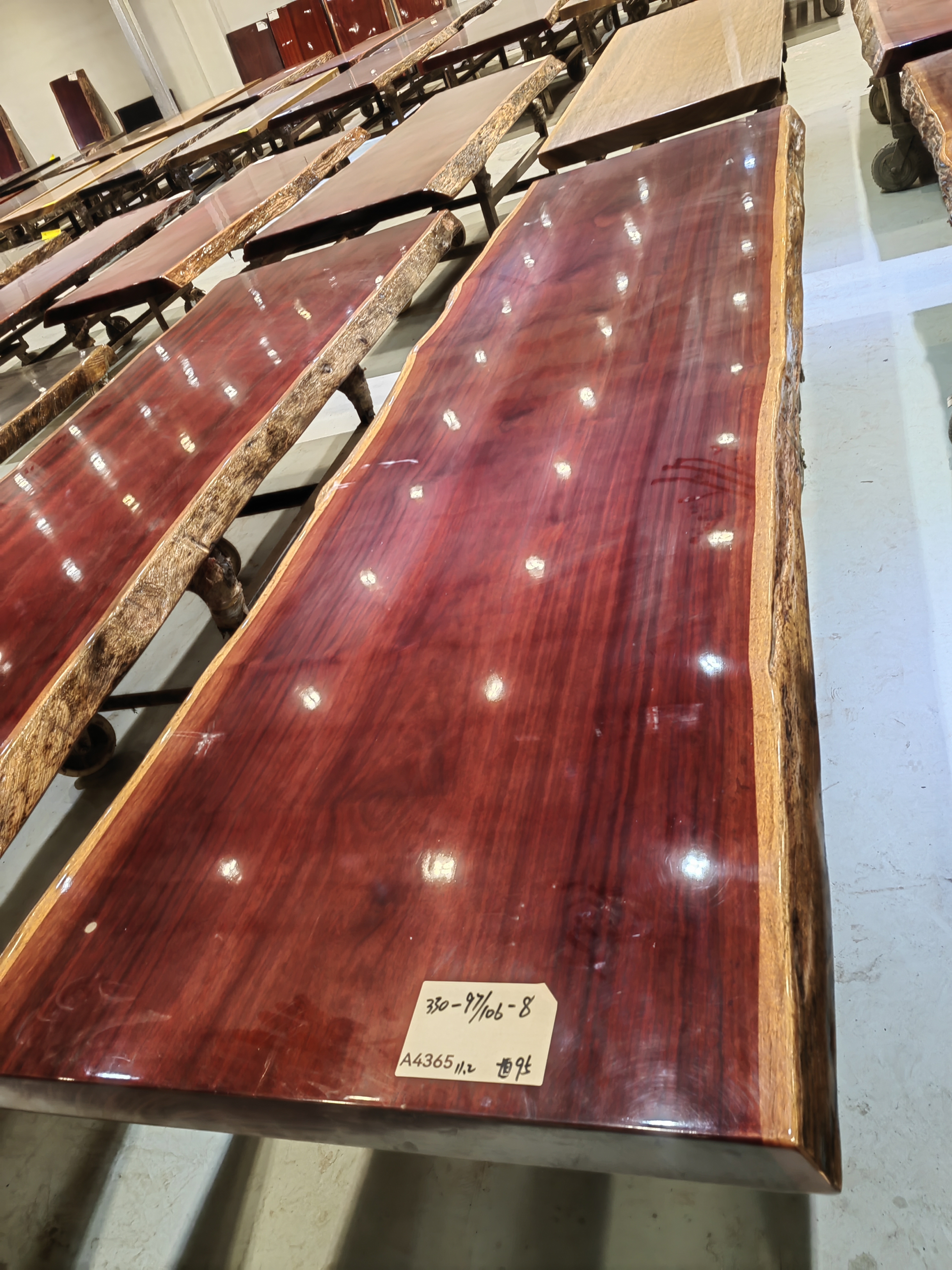 非洲进口实木大板茶桌办公桌