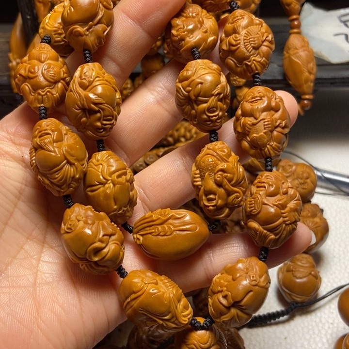 【闪购商品】橄榄核手串/手链财神手持
