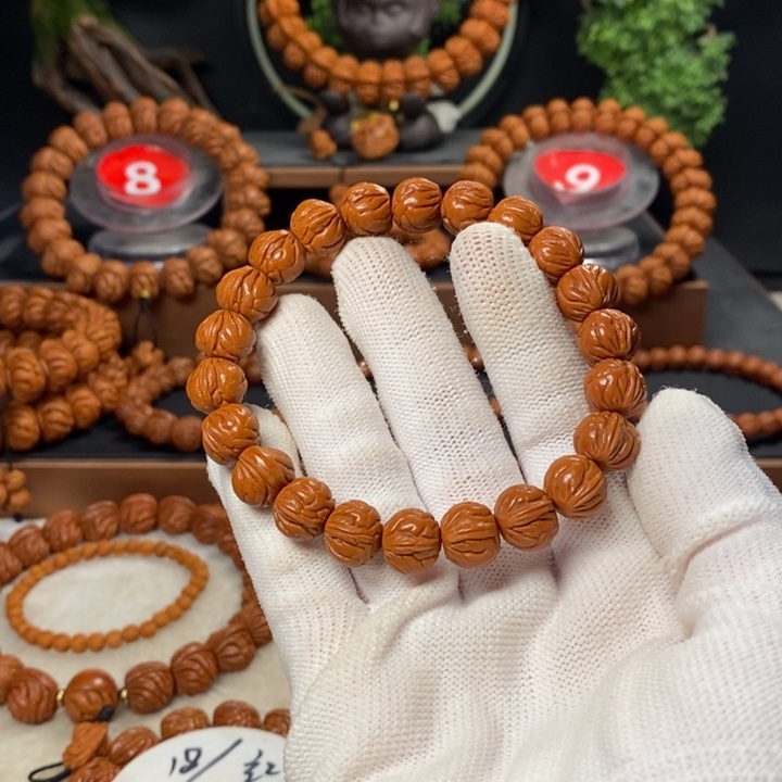 桃核吊坠秦岭龙纹