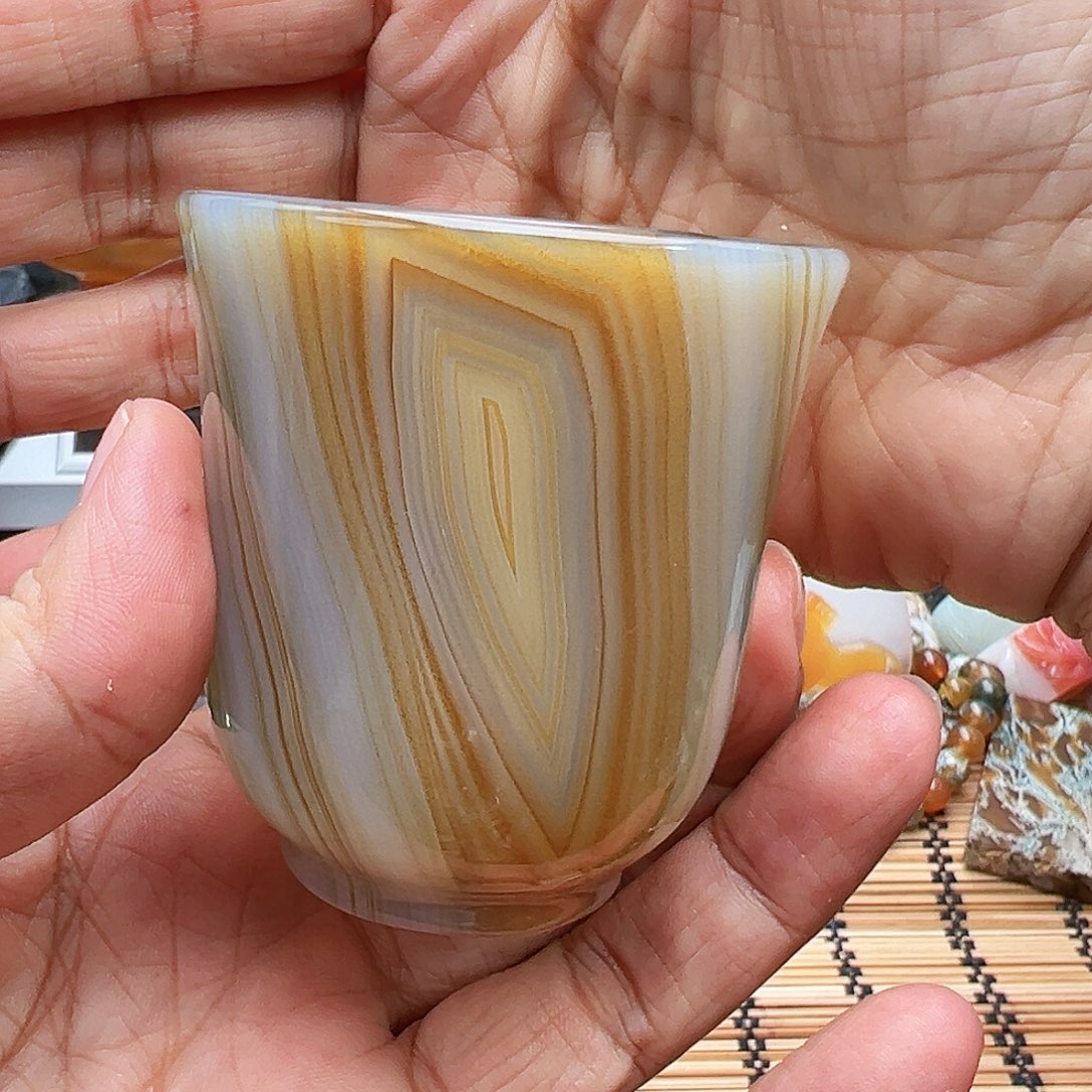 未镶嵌玛瑙/玉髓珠宝半成品