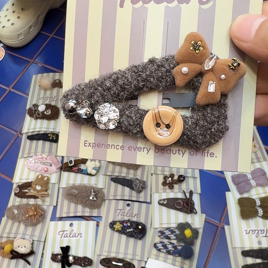 皮质非金属好看的掰掰夹321