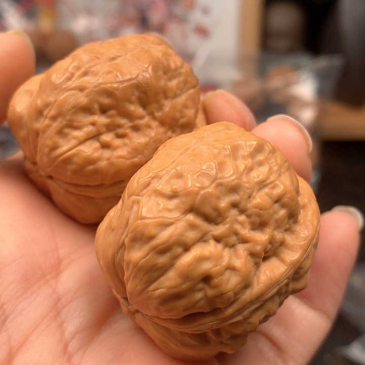 桃核把件金刚佛手