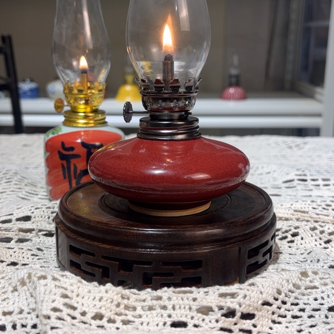 摆件景德镇陶瓷香薰灯