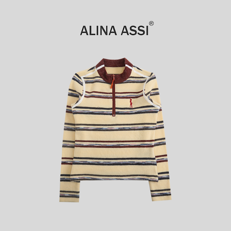 【静静】2025冬季新款休闲T恤长袖上衣AE0595