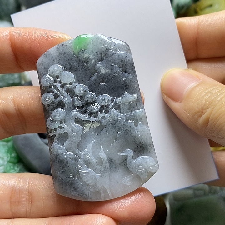 定制翡翠未镶嵌毛货
