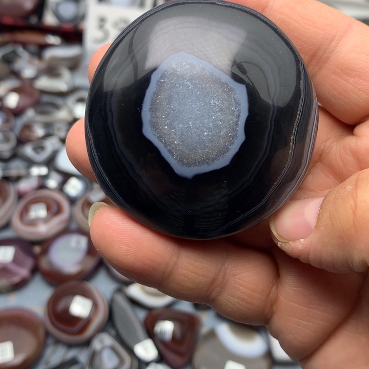 秋***月玛瑙/玉髓散珠缠丝玛瑙