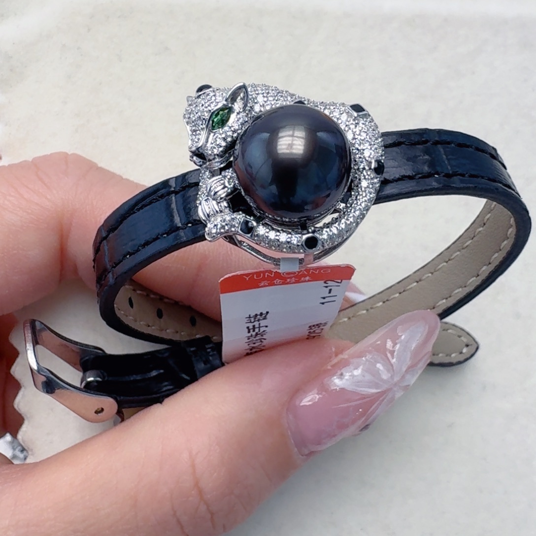 手链银S925镶嵌海水珍珠@@tt009