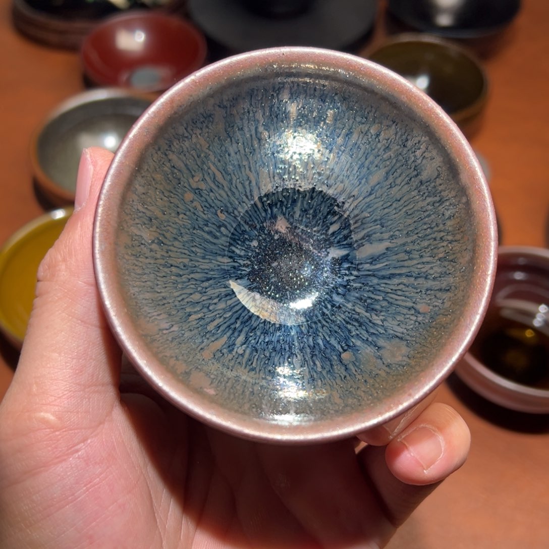 茶盏黄俊杰柴烧主人杯建窑建盏茶盏