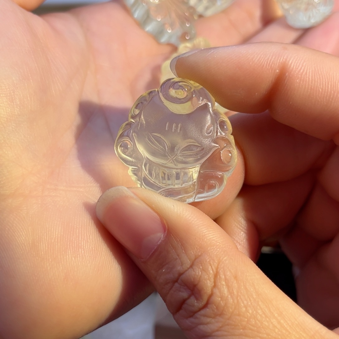 水晶颈饰未镶嵌L*⁶黄水小可爱63