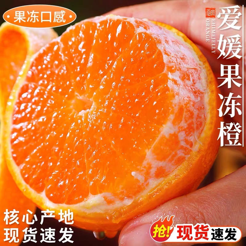 【京东/顺丰送货上门】爱媛38号四川眉山正宗果冻橙手剥橙无核皮薄