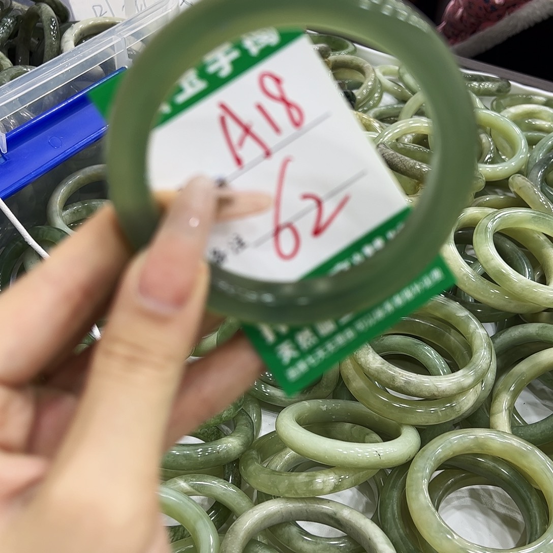 岫玉银S925镶嵌手镯