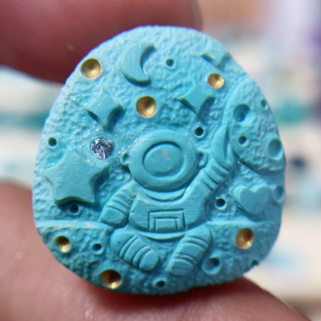 绿松石配饰未镶嵌