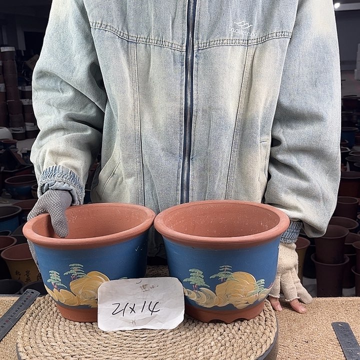 紫砂花盆紫砂花盆