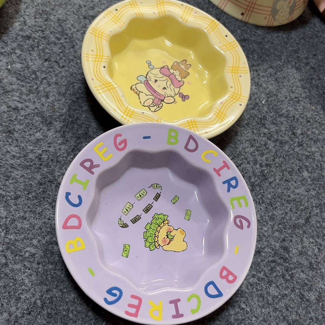 陶瓷碗罐头盘一套