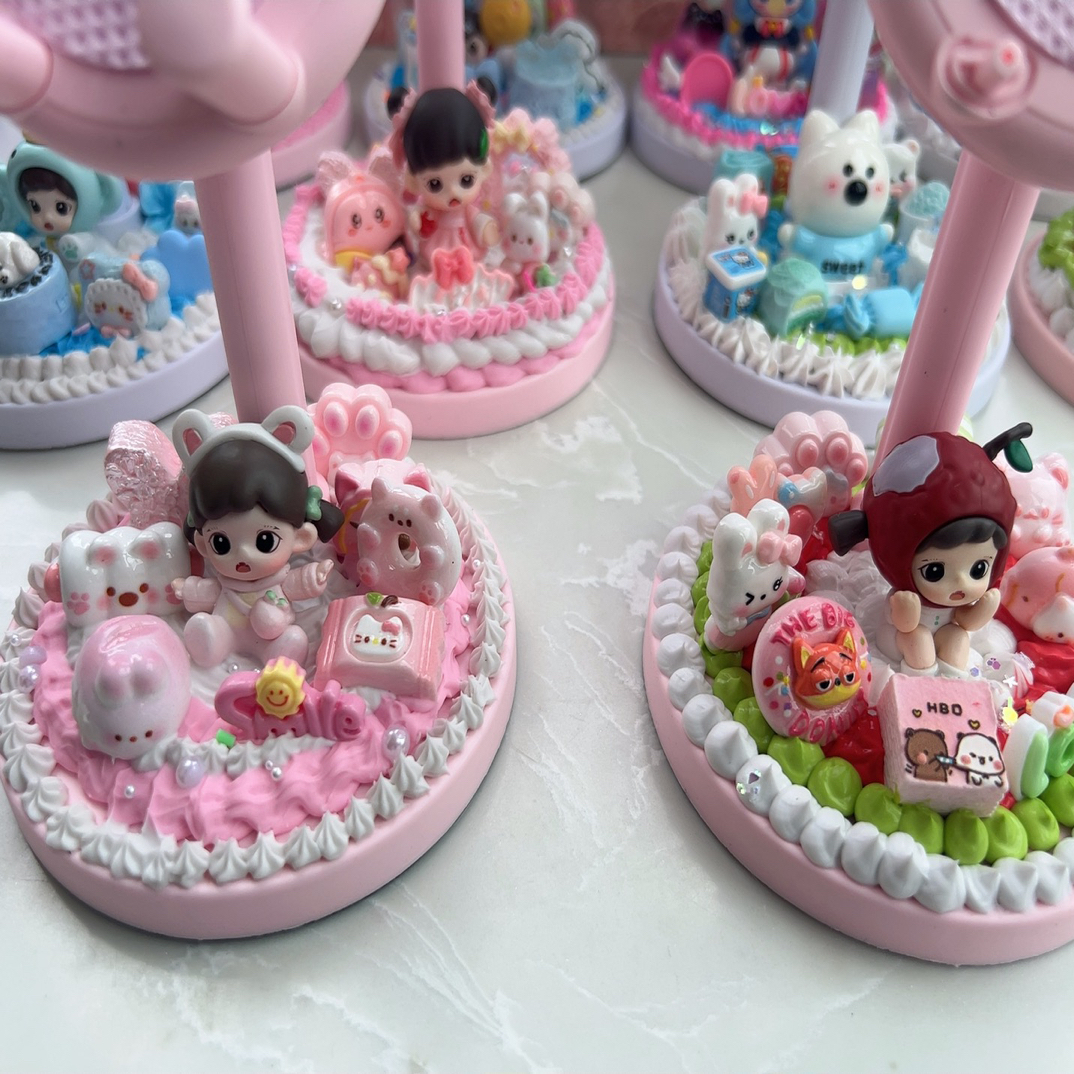 手机支架卡通可爱通用粉色