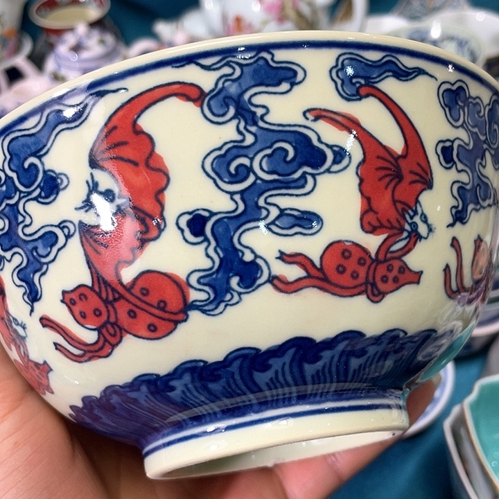 景德镇陶瓷主人杯13344