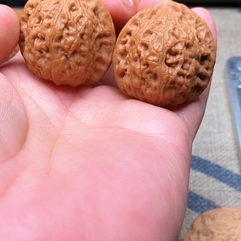 文玩核桃吊坠夜明珠好看