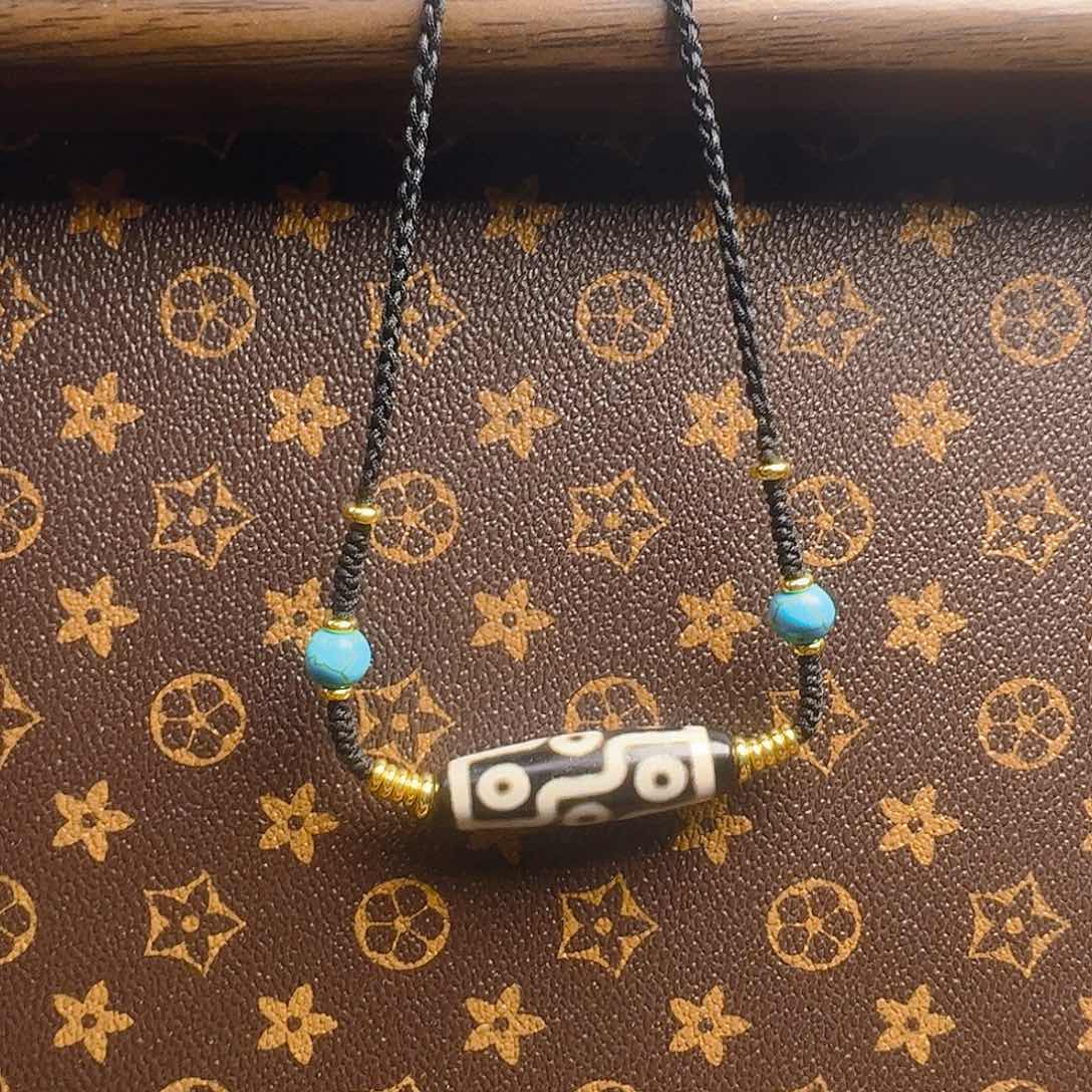 玛瑙/玉髓颈饰合金