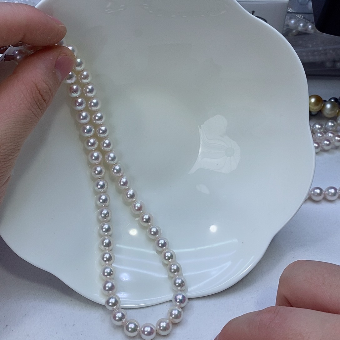 海水珍珠颈饰银S925镶嵌