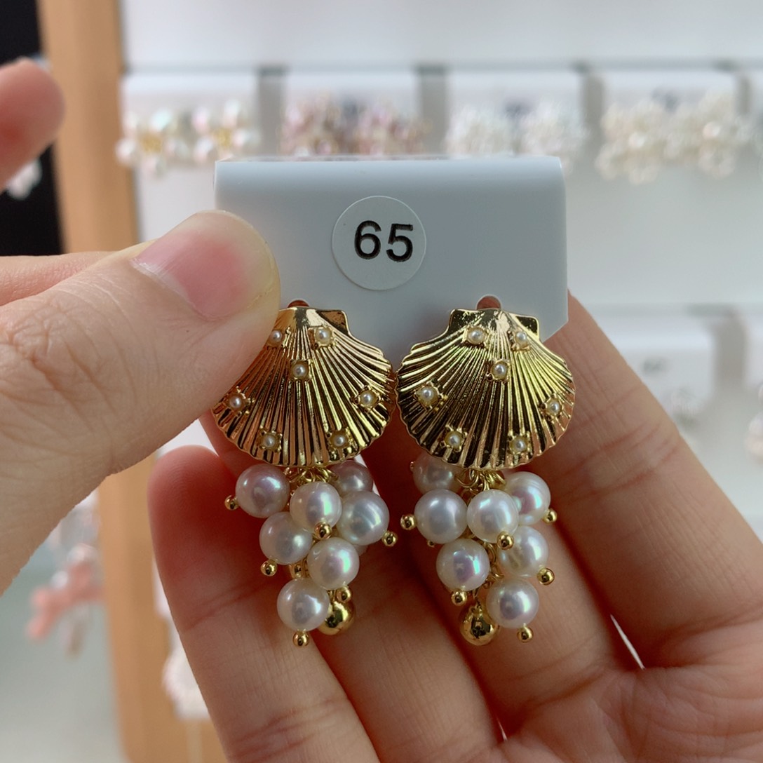 未镶嵌耳饰淡水珍珠