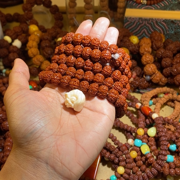 小***子吊坠金刚菩提106玉化108