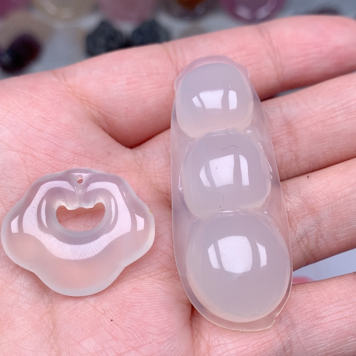 玛瑙/玉髓颈饰未镶嵌菲****红