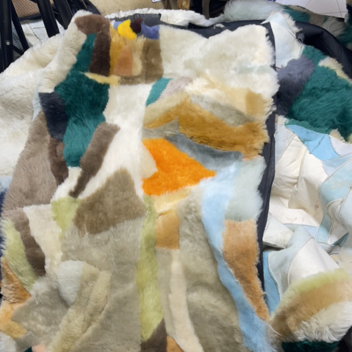 包边澳洲纯汽车座垫颜色随机冬季适用带衬布