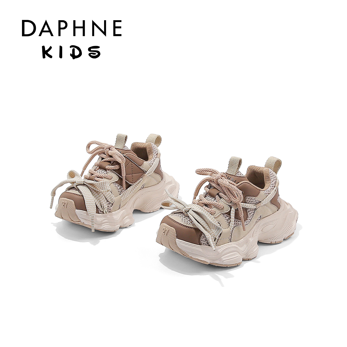 达芙妮Daphne儿童2025年春秋季新款运动鞋中大童休闲板鞋 