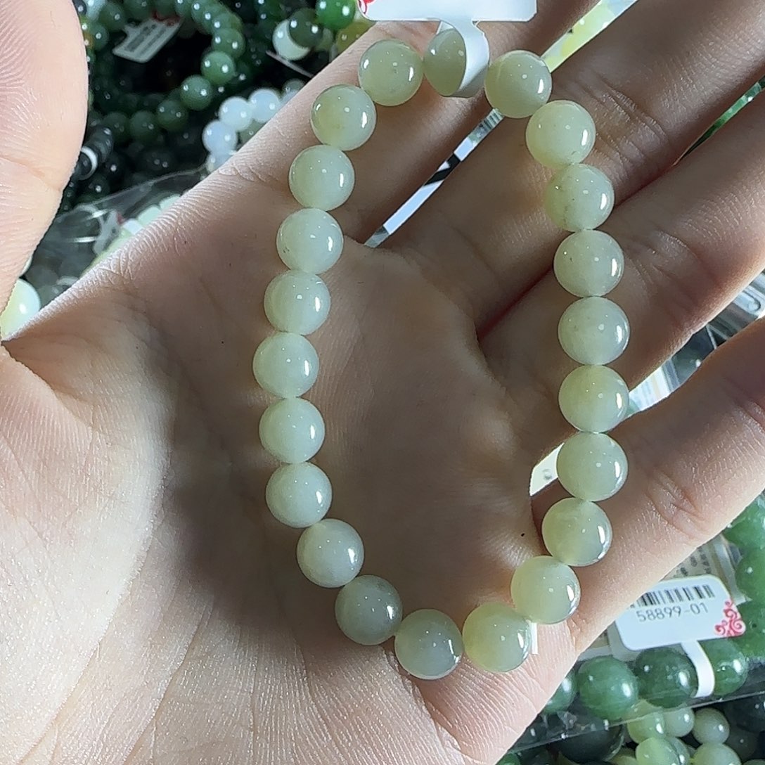 和田玉手链未镶嵌73