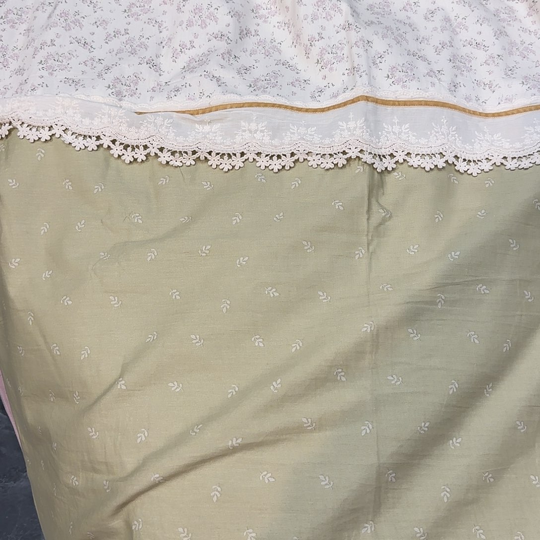 纯棉纯棉花边田园风四件套