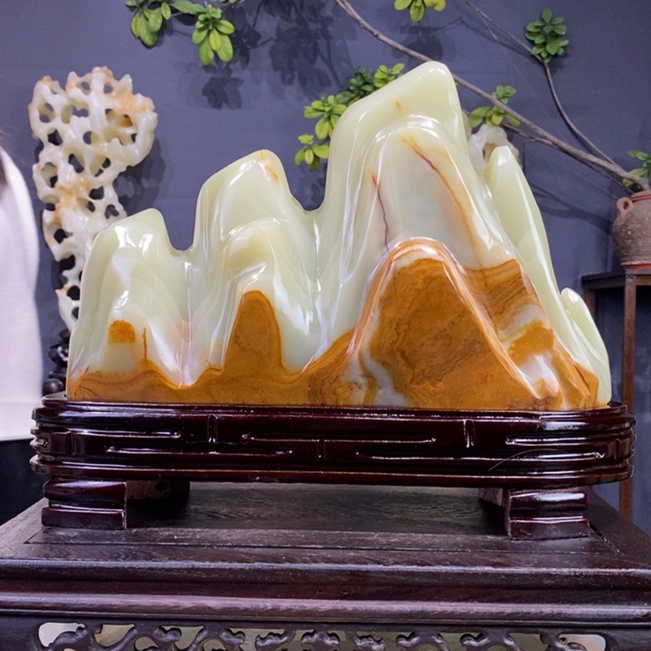 石材精品古青石摆件