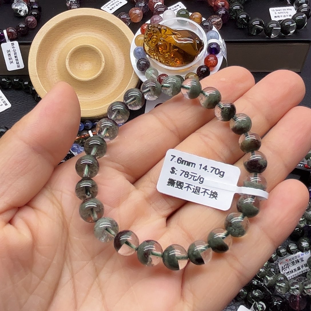水晶未镶嵌手链手链