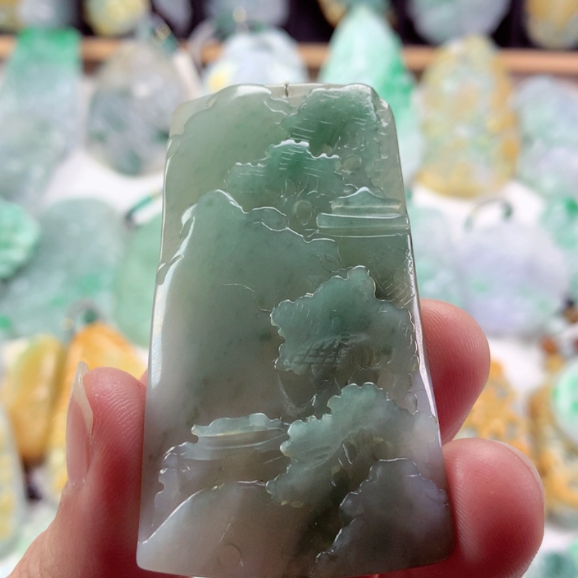 【闪购商品】翡翠吊坠(不含链)未镶嵌