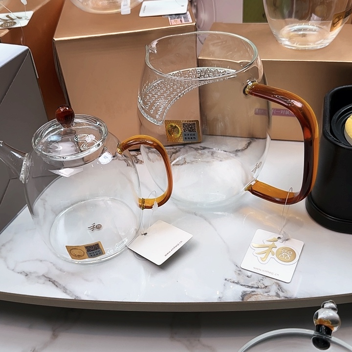 禾器琥珀色澄然煮茶器加宴臣壶琥珀色