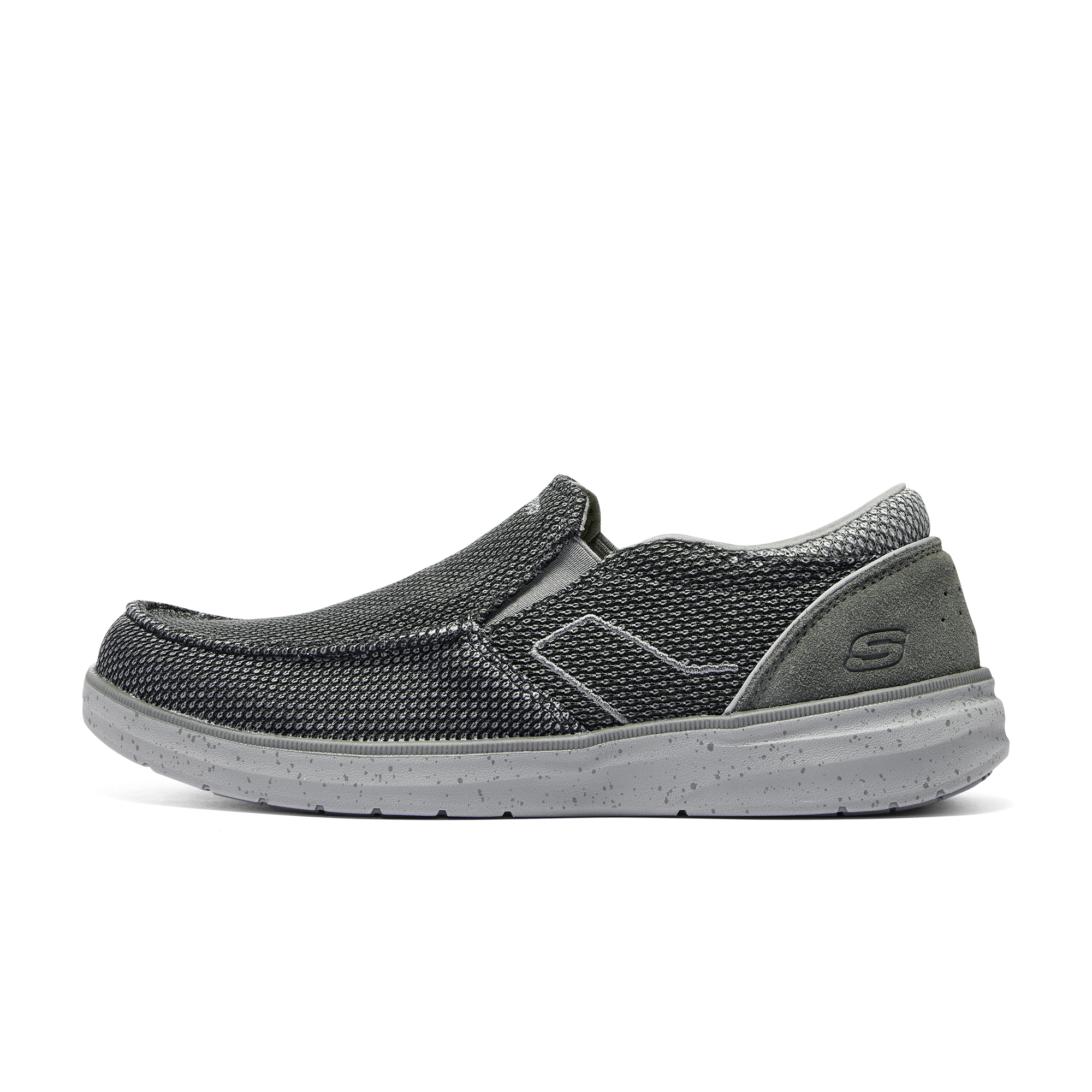 Skechers斯凯奇男鞋一脚蹬休闲鞋春季新款舒适回弹轻质缓震运动鞋