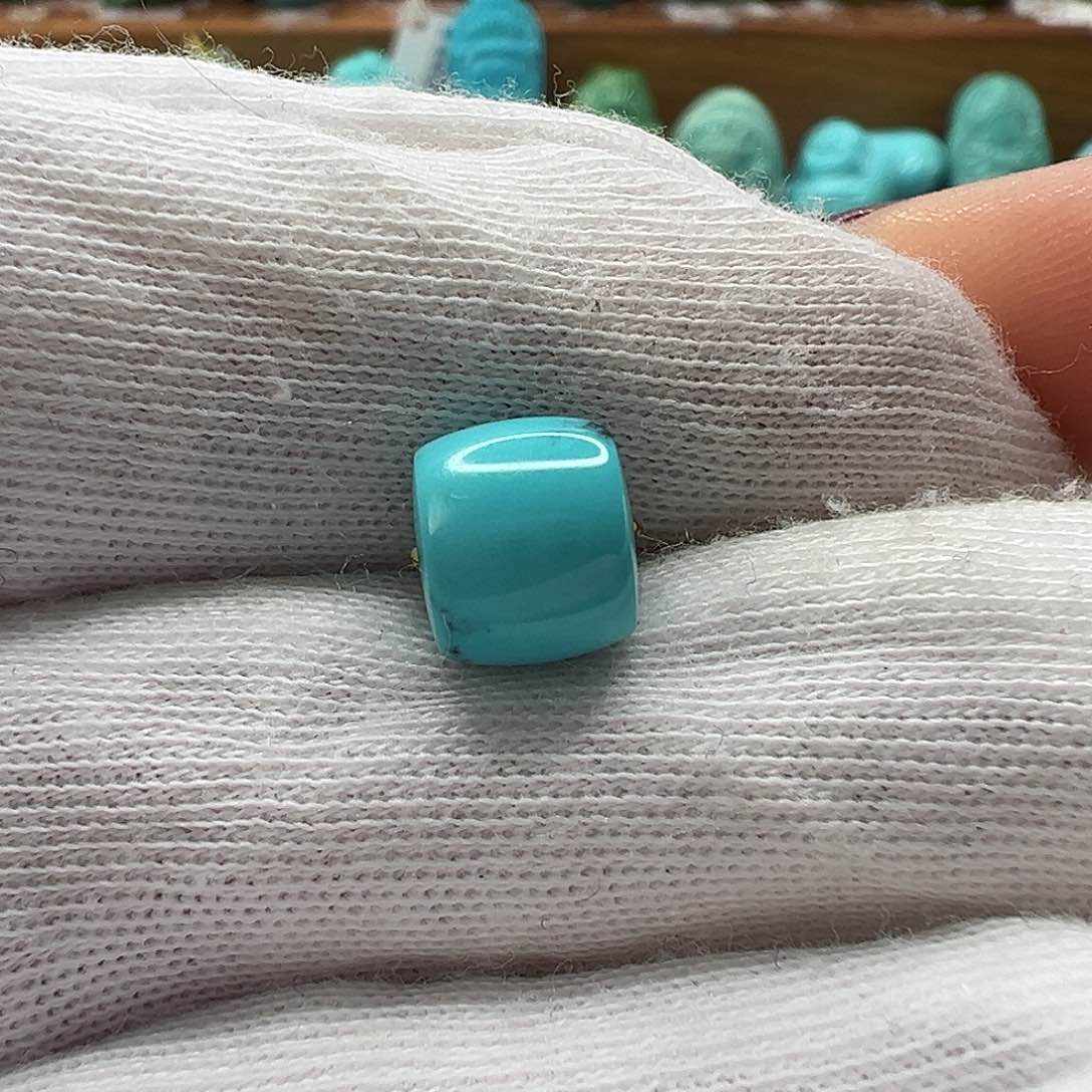 绿松石直切珠 未镶嵌